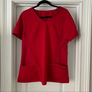 Healing Hands Purple Label Yoga Scrub Top